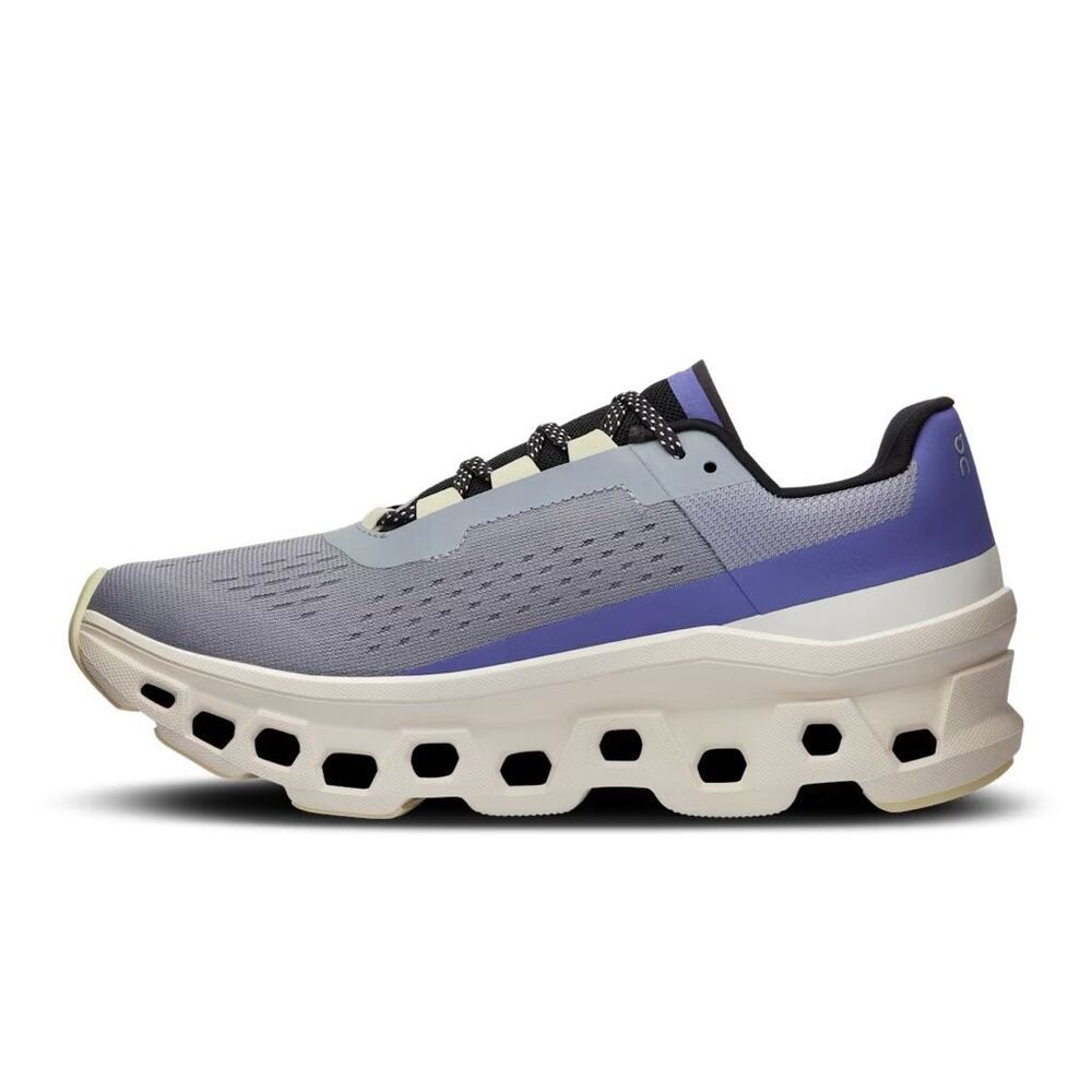Size 9 - Women’s On Cloudmonster white/red shoes - Picture 1 of 7